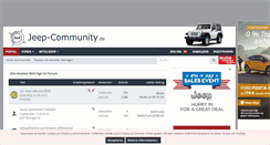 Desktop Screenshot of jeep-community.de